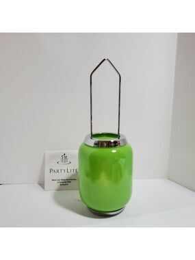 NIB Partylite P7588 Lime Tealight Lantern